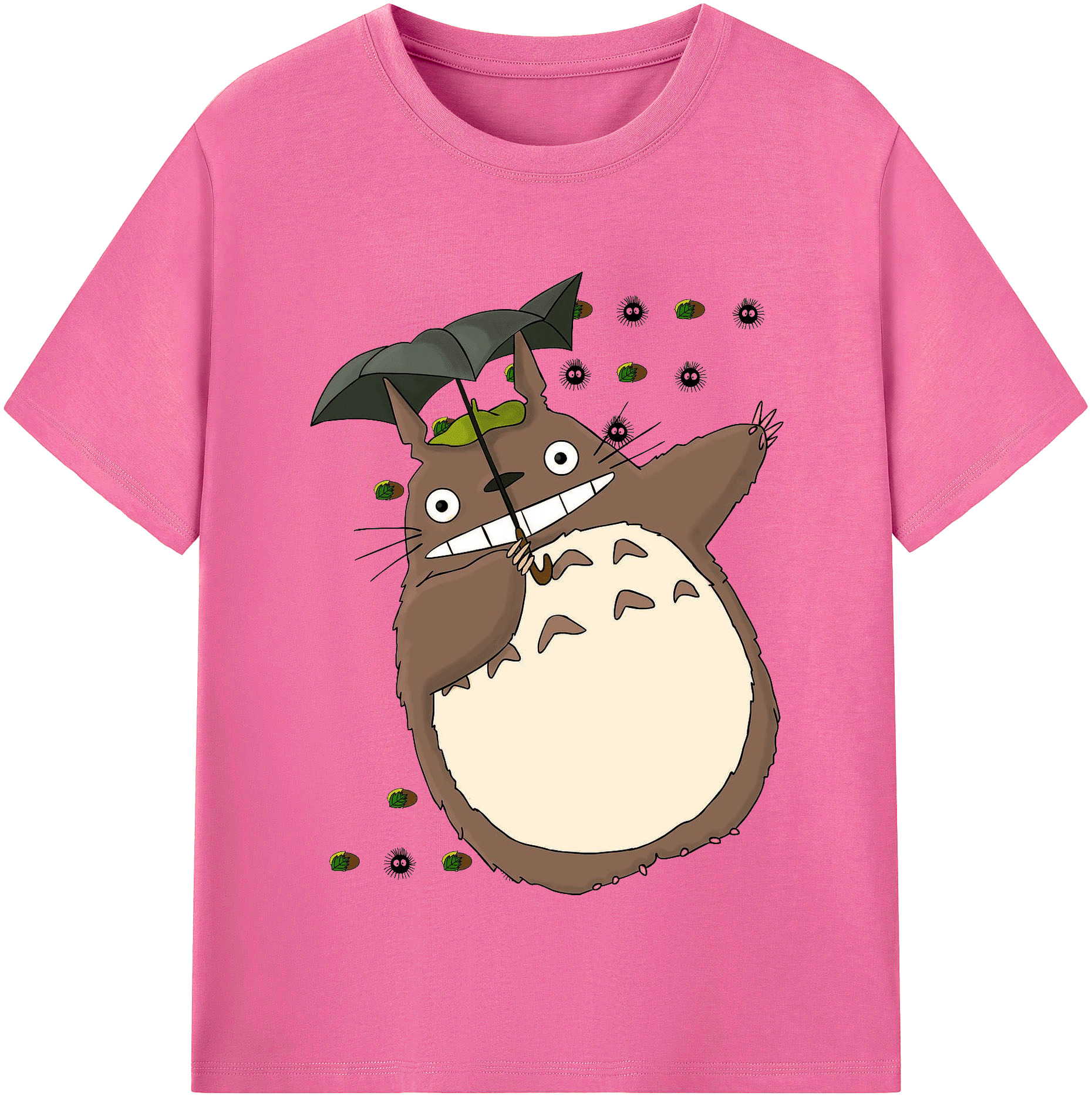 （画像用） となりのトトロ 草壁メイ 草壁サツキ My Neighbor Totoro Satsuki Kusakabe Mei Kusakabe レディースカジュアルプリントTシャツ（綿100％）